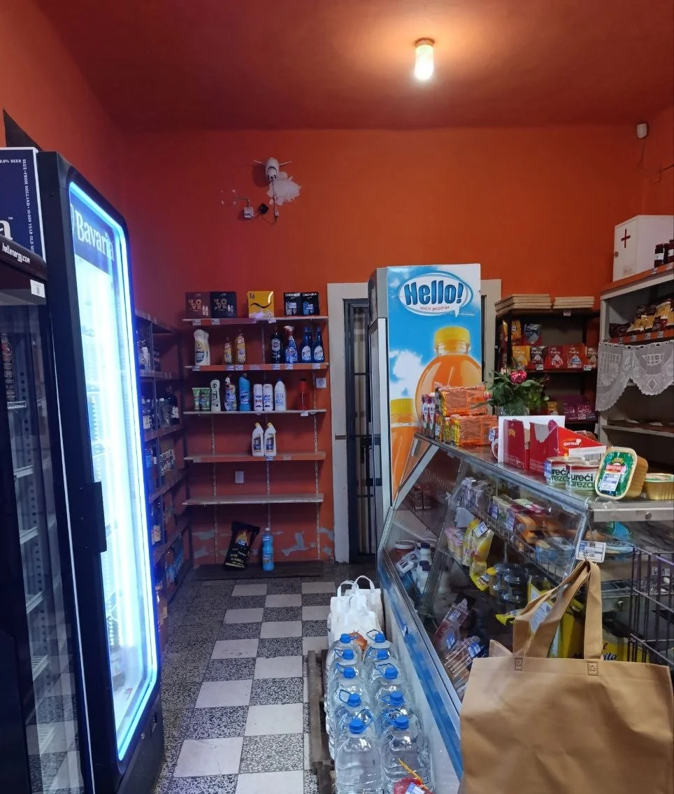 Большой дом с магазином. 50 км от Нови Сада.