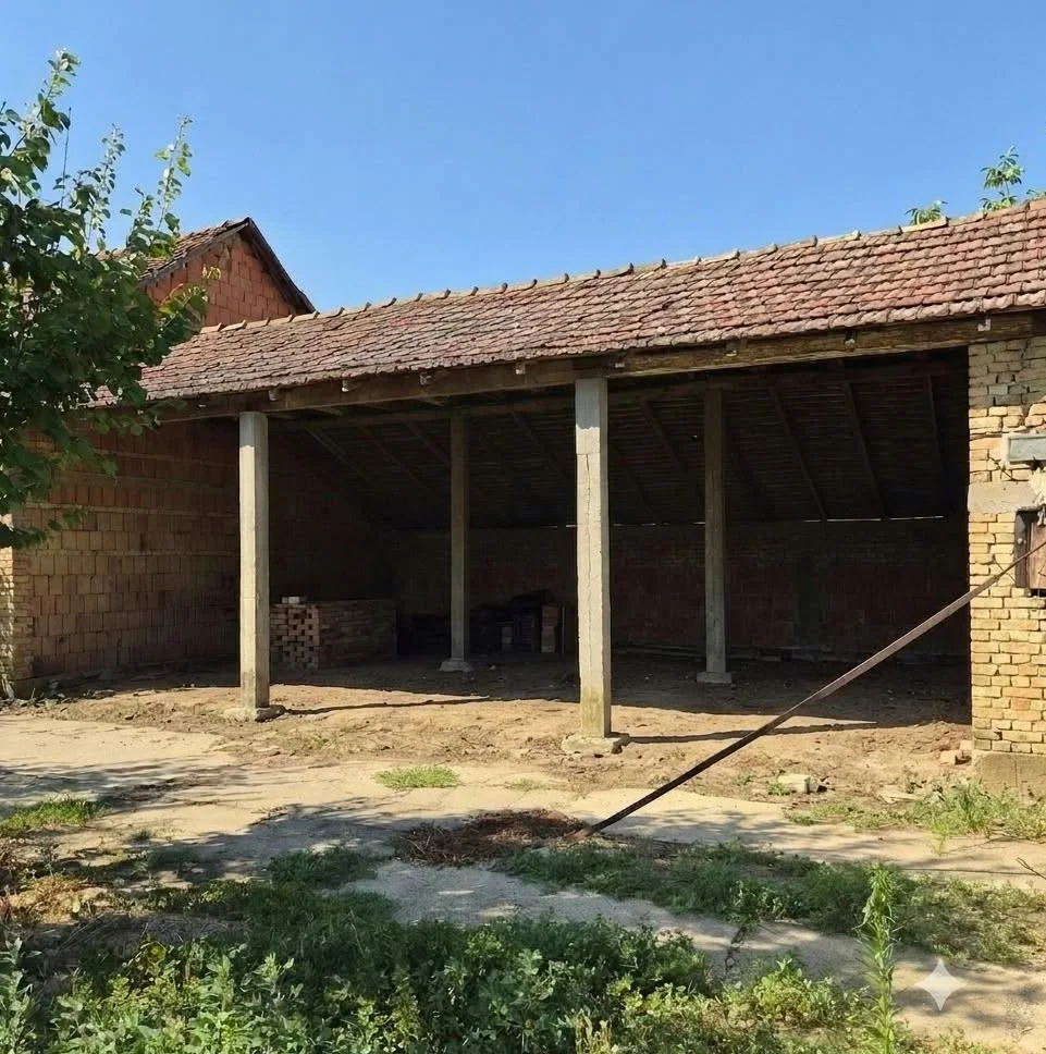 Большой семейный дом с хозяйственными объектами. 50 км от Нови Сада.